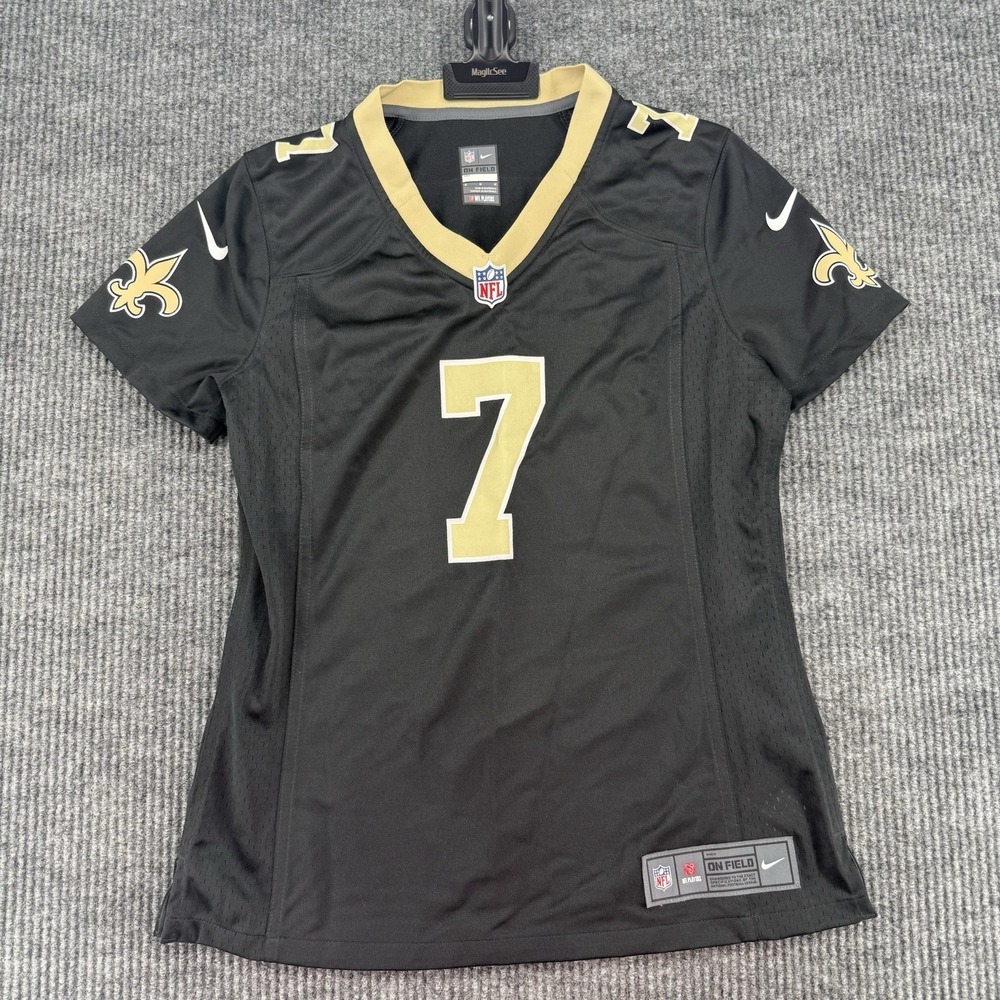 Nike New Orleans Saints Women's Size M Tysom Hill #7 NFL On Field Jersey Black